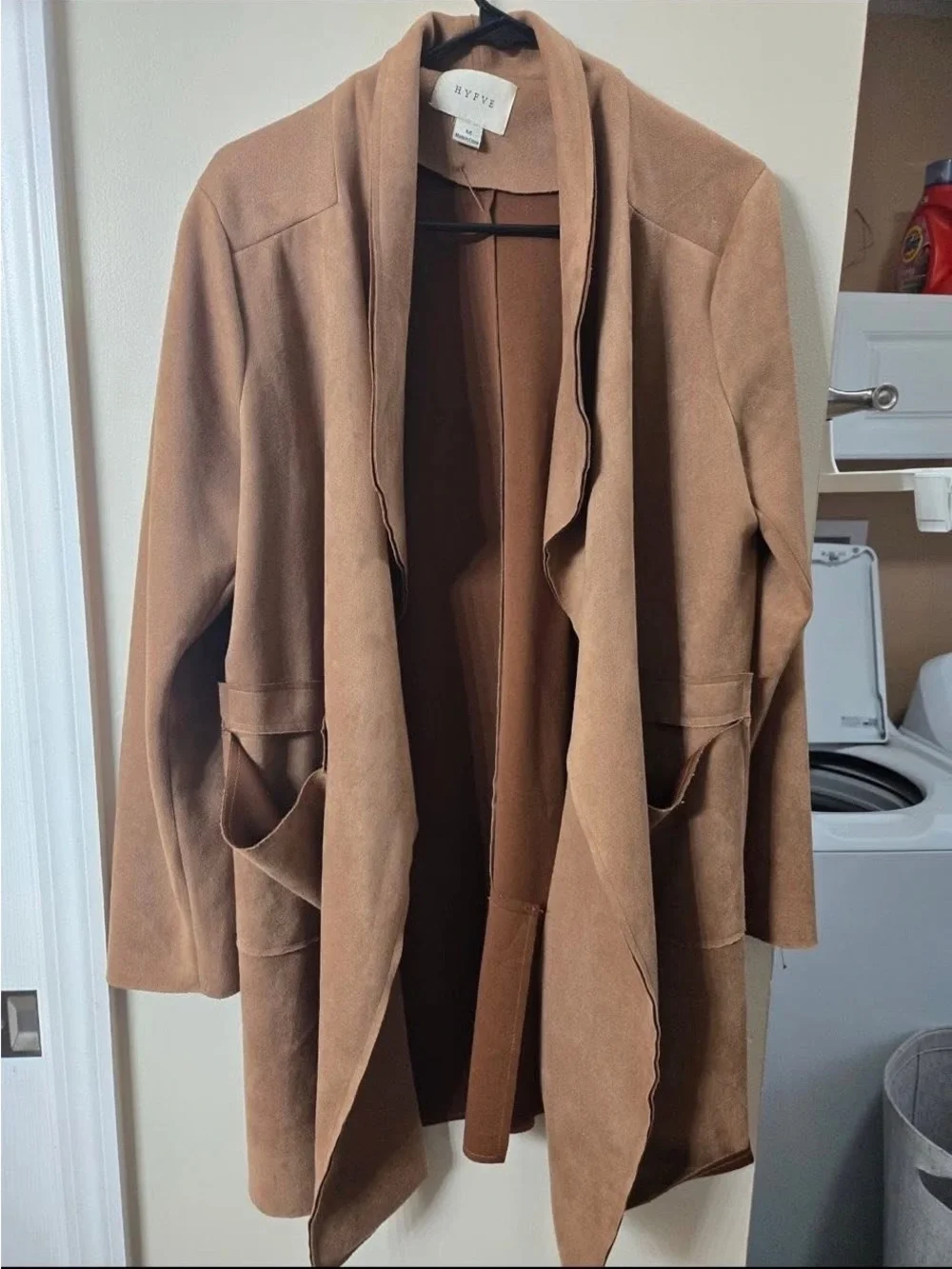 Vero Moda Camel Brown Open-Front Trench Coat - Picture 1 of 1